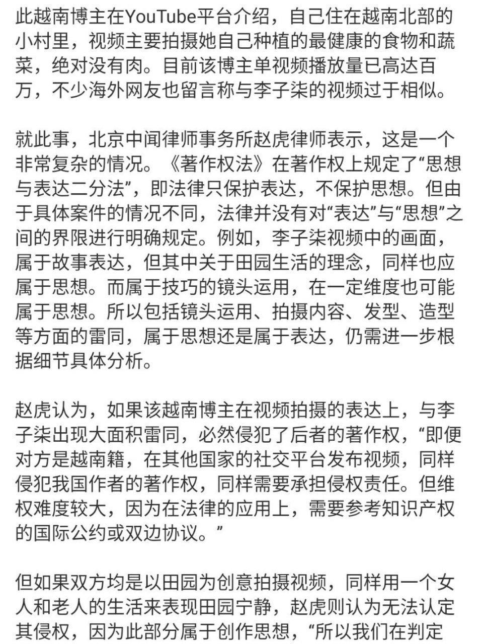 越南模仿李子柒博主停更三年，网络红人背后的故事与挑战