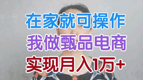 数字时代创业，在家电商探索之路