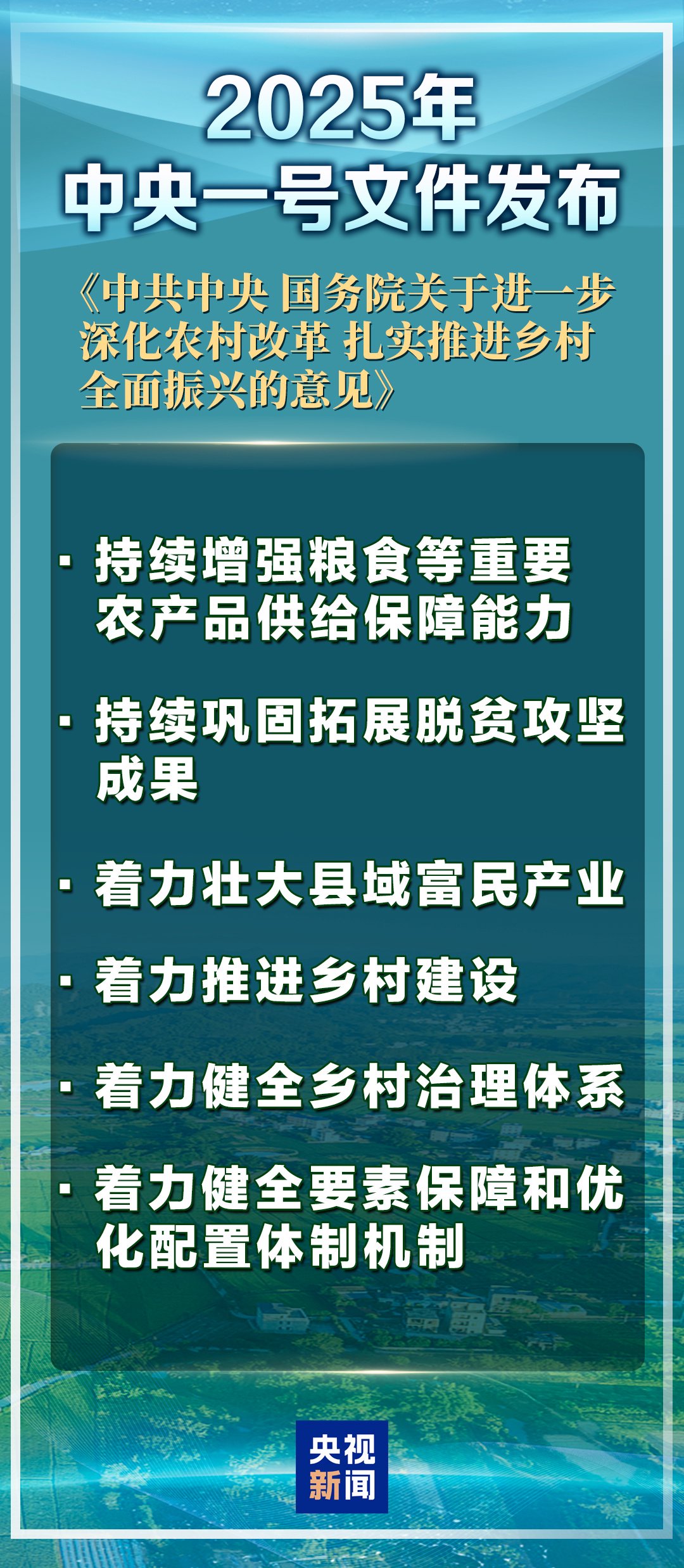 中央一号文件引领农业发展新方向，未来农业新信号解读